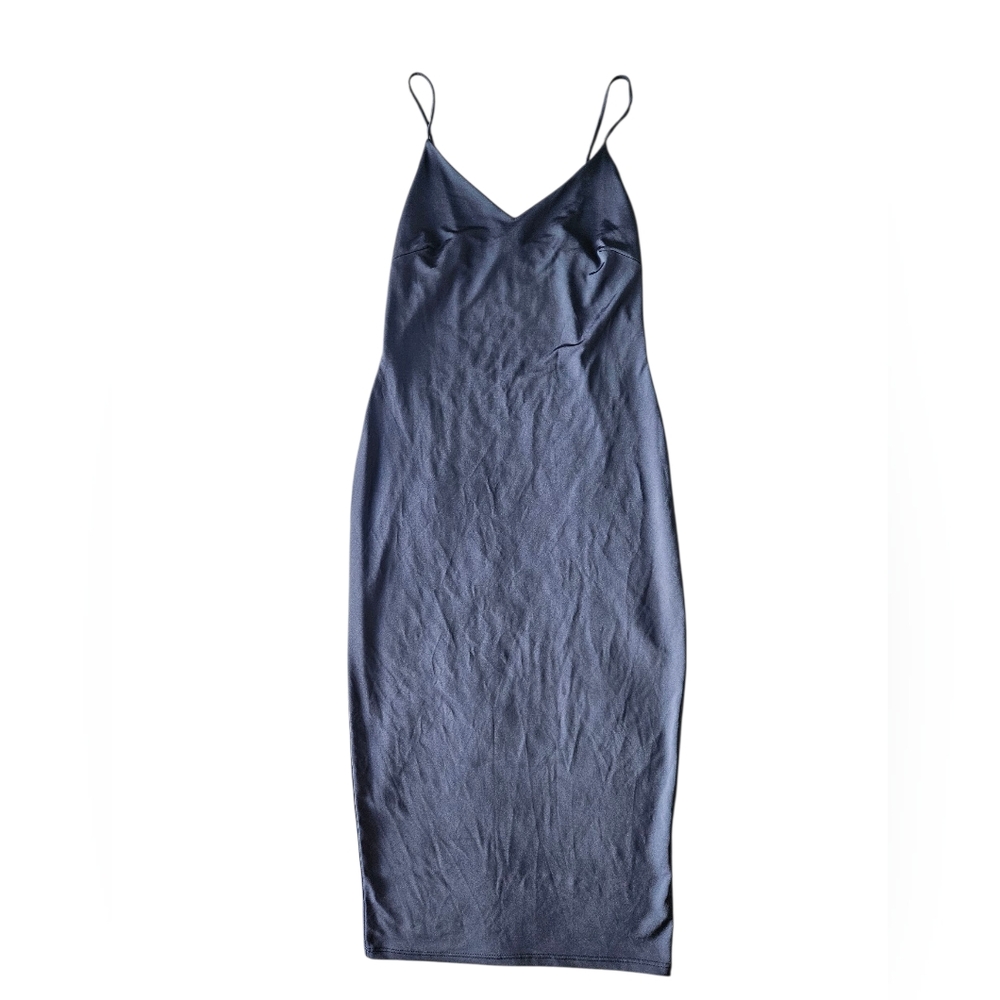 LOVE CULTURE Purple Stretchy Midi Slip Dress | SZ L